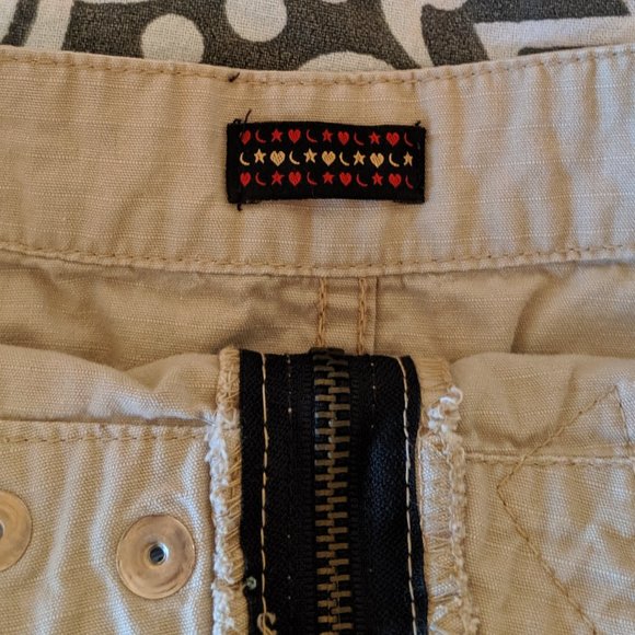 3/$20 / Moon Star Heart / Kahki Mini Skirt - Picture 6 of 8